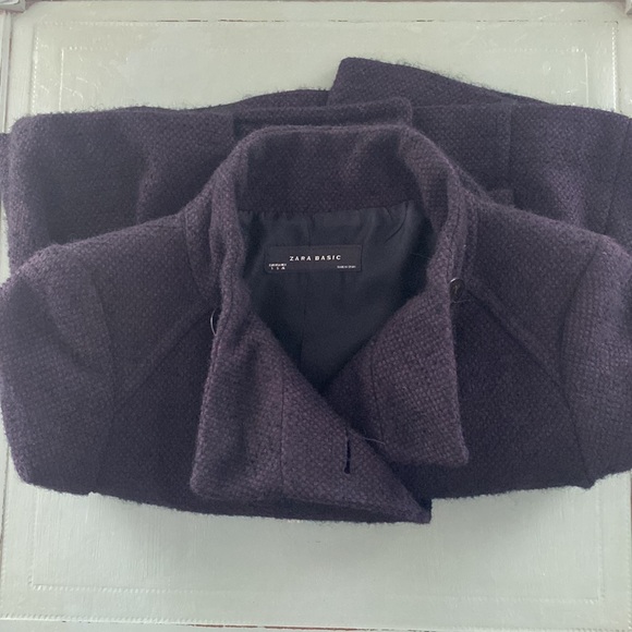 Zara Basic Wool blend 60s style coat - Picture 6 of 8